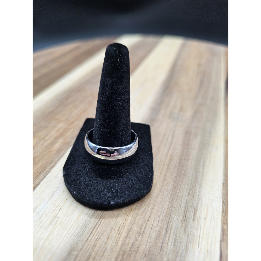 Mens Tungsten Carbide Ring Size 11 Wedding Band